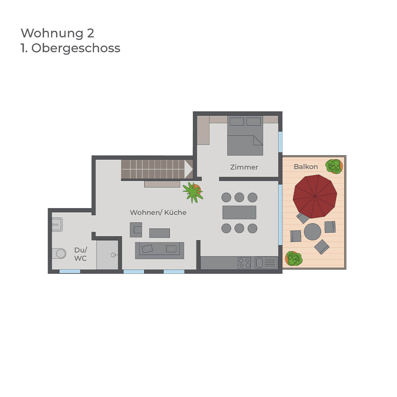 GutMichel - Wohnung 2 - Plan